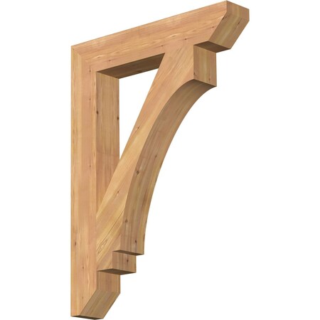 Ekena Millwork Imperial Slat Smooth Bracket, Western Red Cedar, 5 1/2"W x 32"D x 44"H BKT06X32X44IMP06SWR
